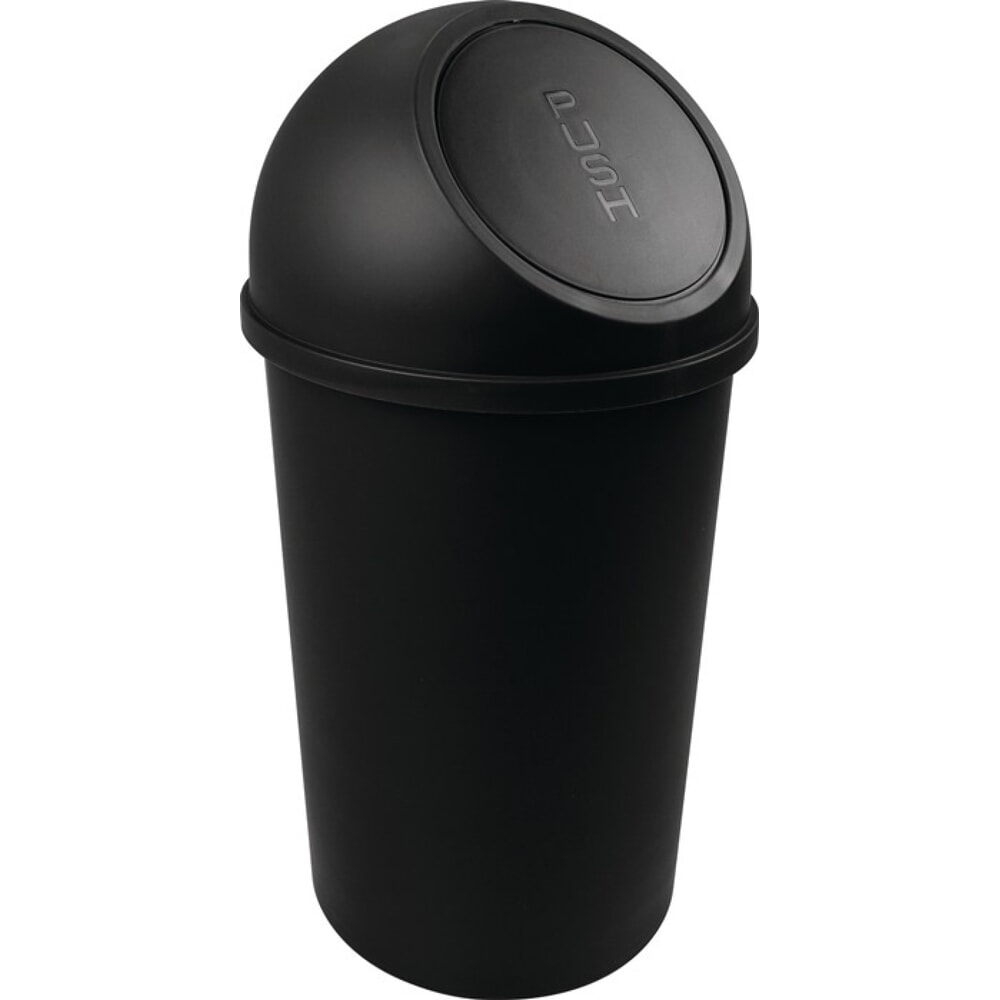helit Abfallbehälter, 25 l schwarz, H615xØ312mm