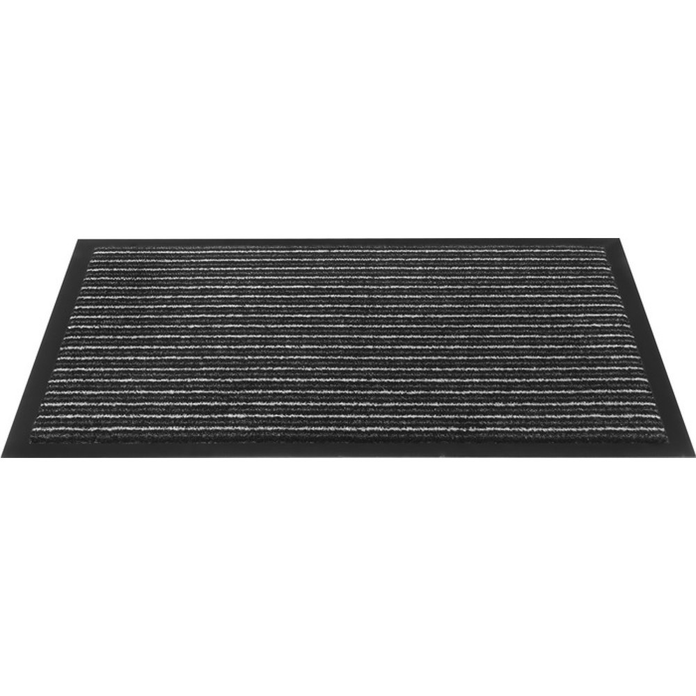 Fussmatte gestreift, L400xB600xS5mm, anthrazit Polypropylen