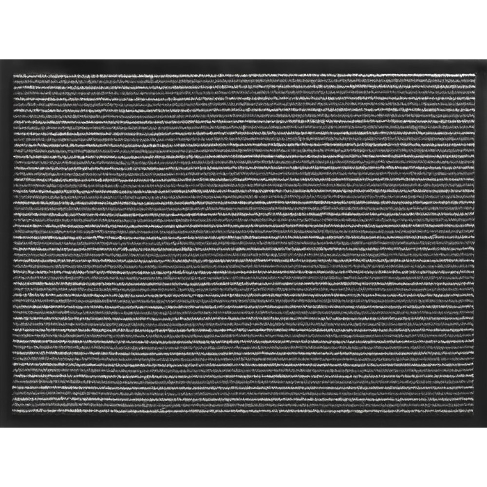 Fussmatte gestreift, L800xB1200xS5mm, anthrazit Polypropylen