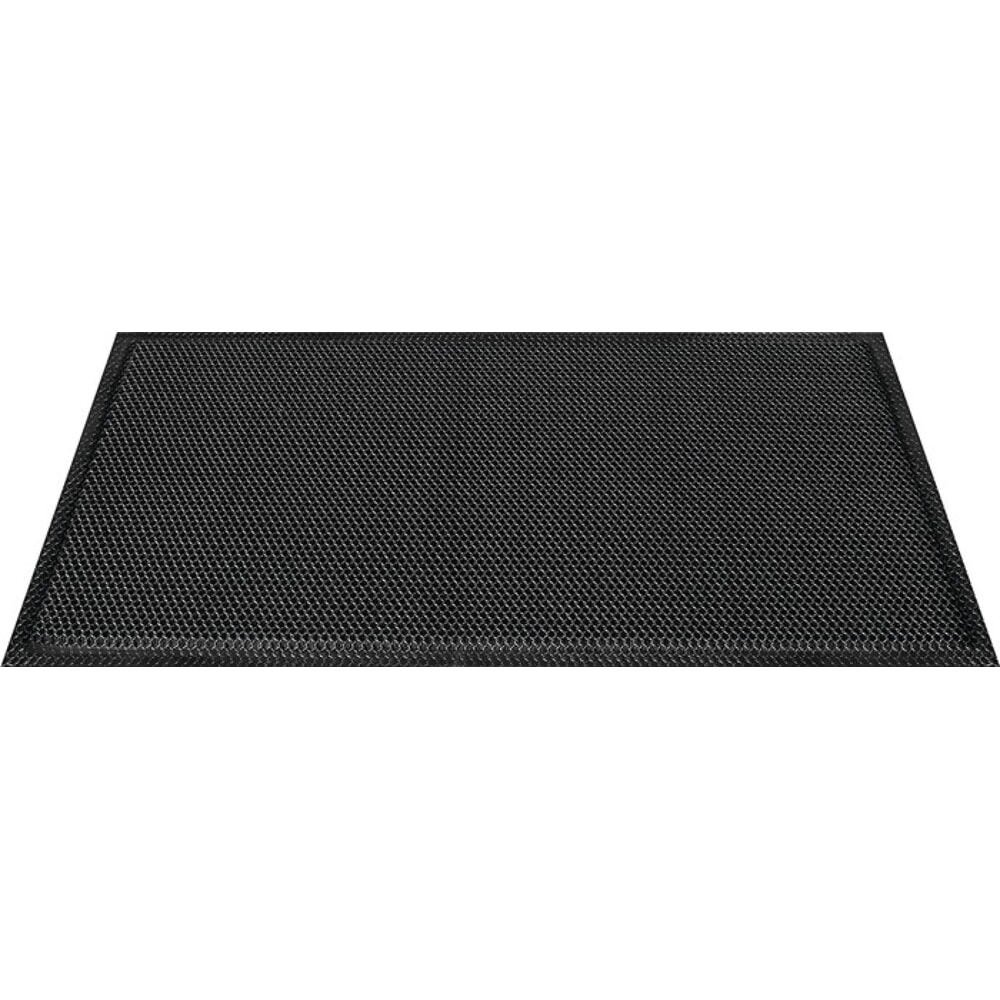 Fussmatte 3D-Effekt, L400xB600xS10mm, anthrazit Polyester