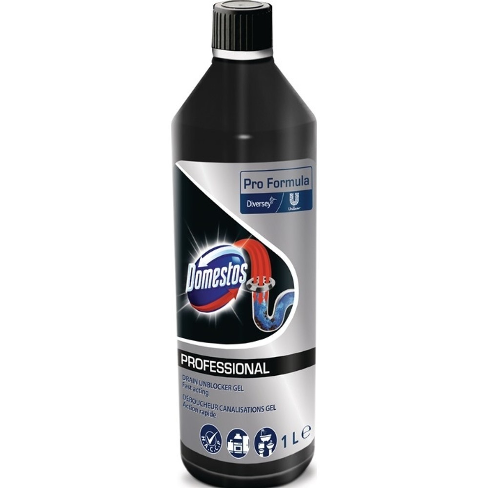 DOMESTOS Abflussreiniger Power-Gel, 1 l, Flasche