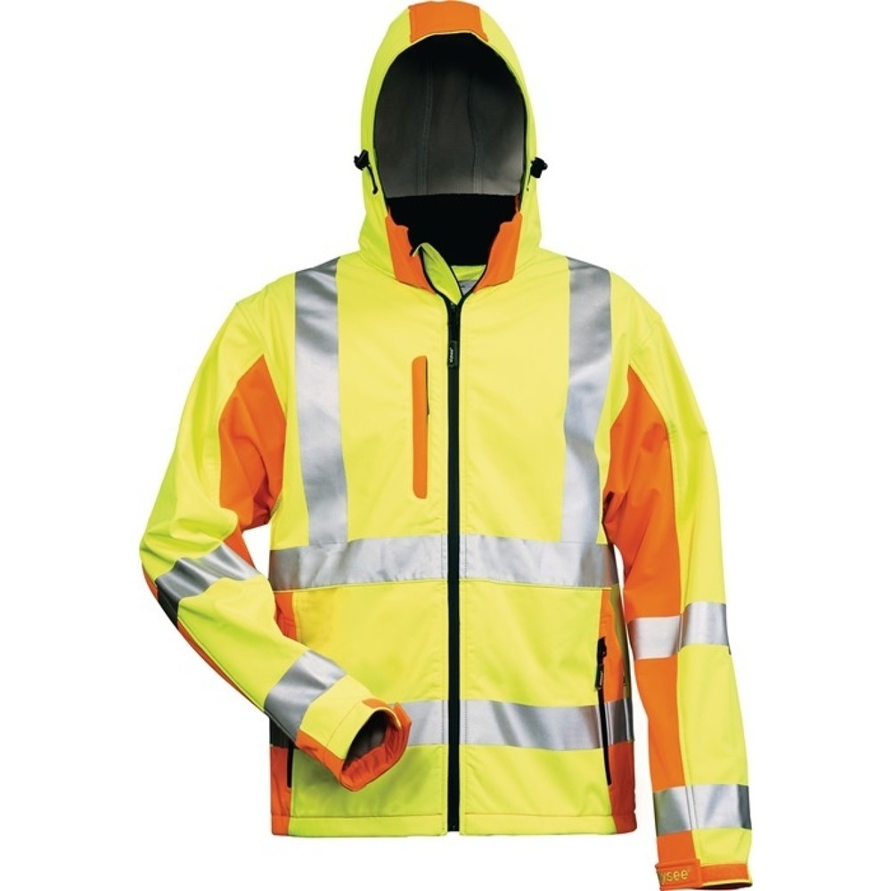 ELYSEE Warnschutz-Softshelljacke JIM Gr.XXL