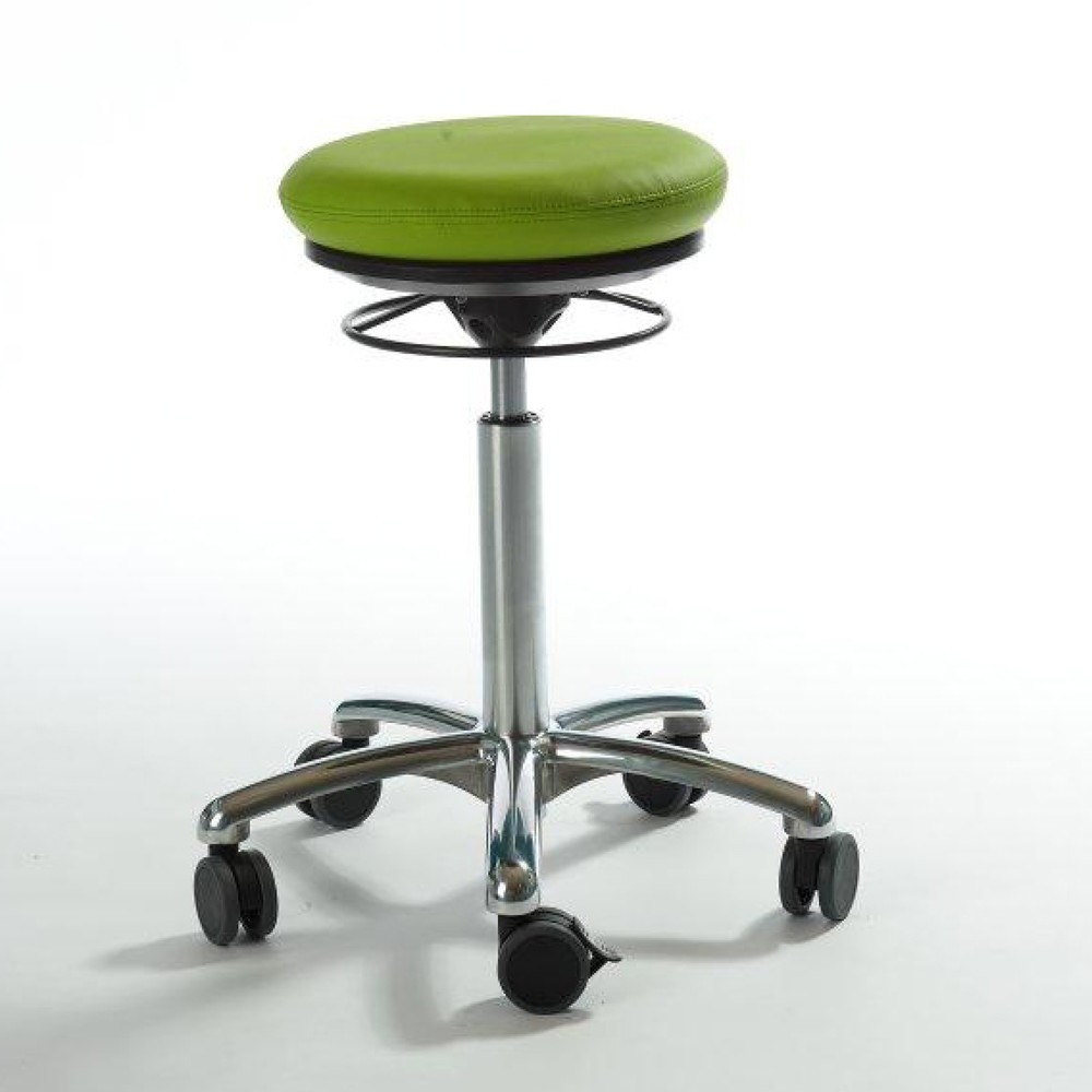 Global Stole A/S Hocker Pilates, Kunstledersitz, Sitzhöhe 430-560 mm, grün