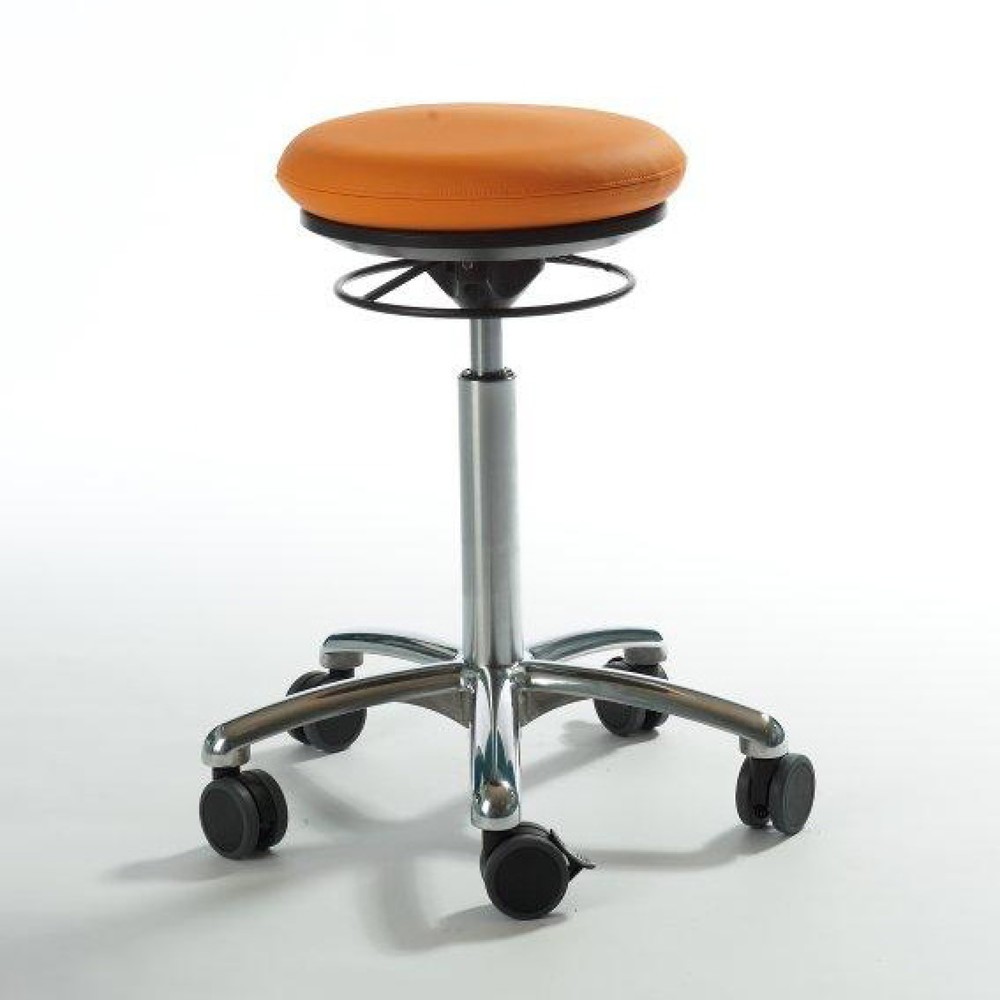 Global Stole A/S Hocker Pilates, Kunstledersitz, Sitzhöhe 520-710 mm, orange
