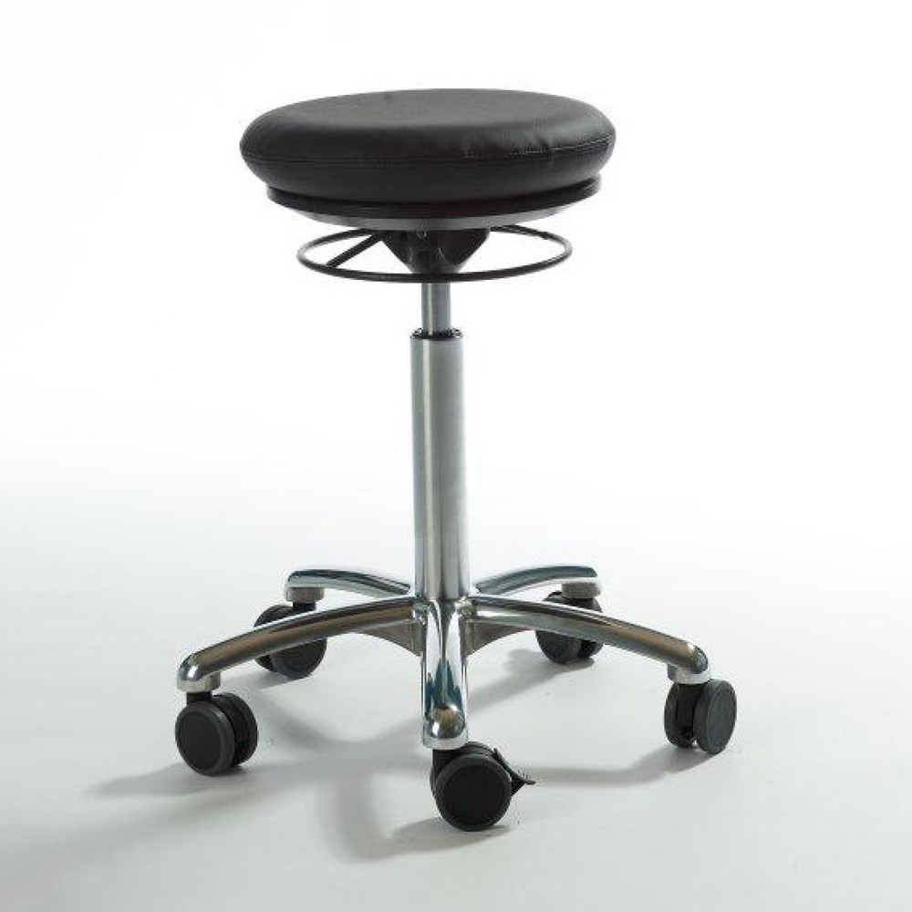 Global Stole A/S Hocker Pilates, Kunstledersitz, Sitzhöhe 520-710 mm, schwarz