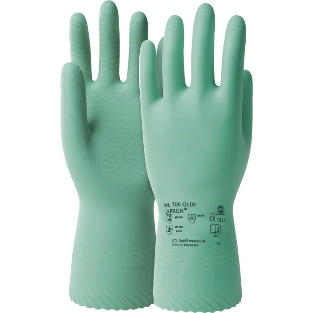 HONEYWELL Chemiehandschuh Lapren 706 Gr.9 grün EN