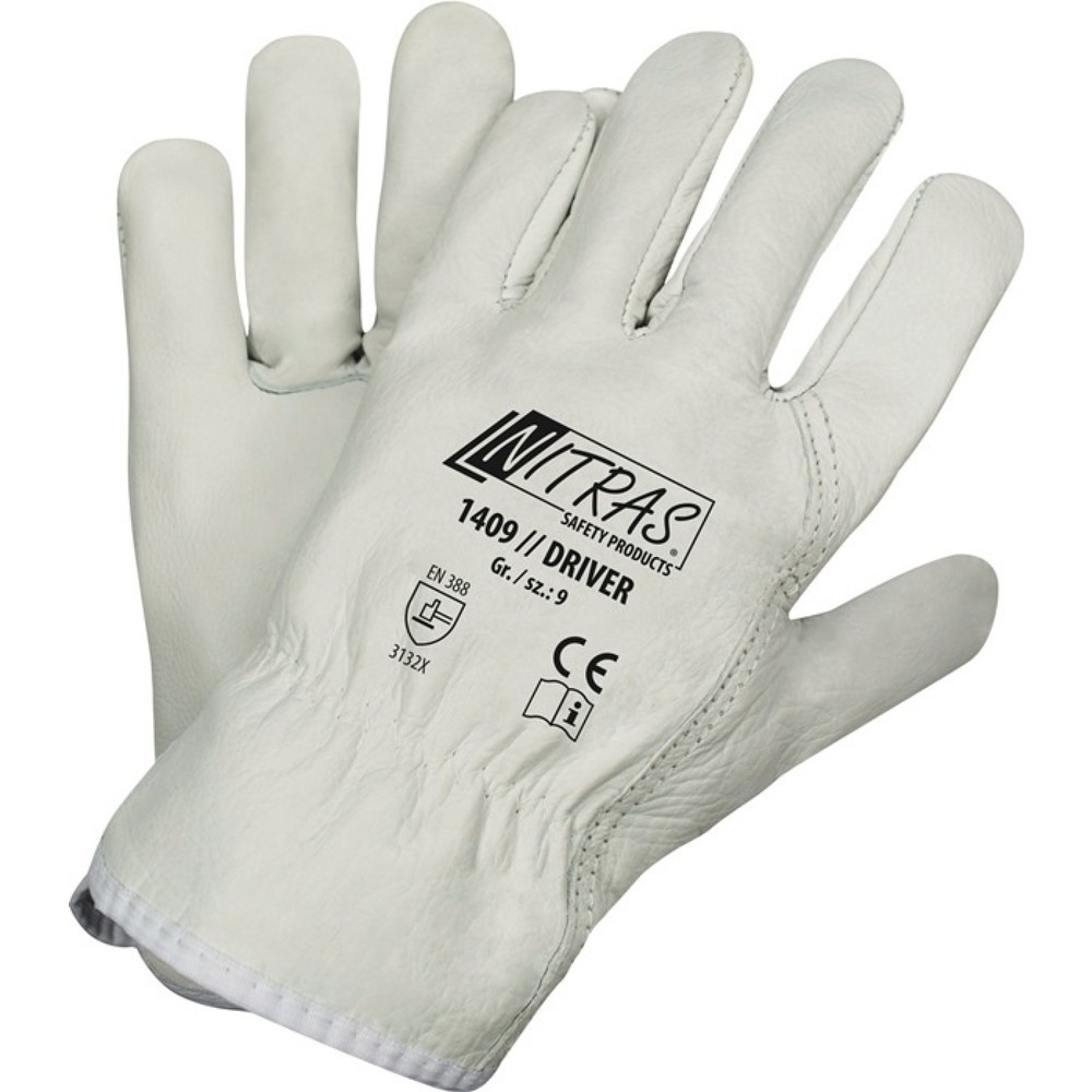 NITRAS Handschuhe Driver Gr.10 grau