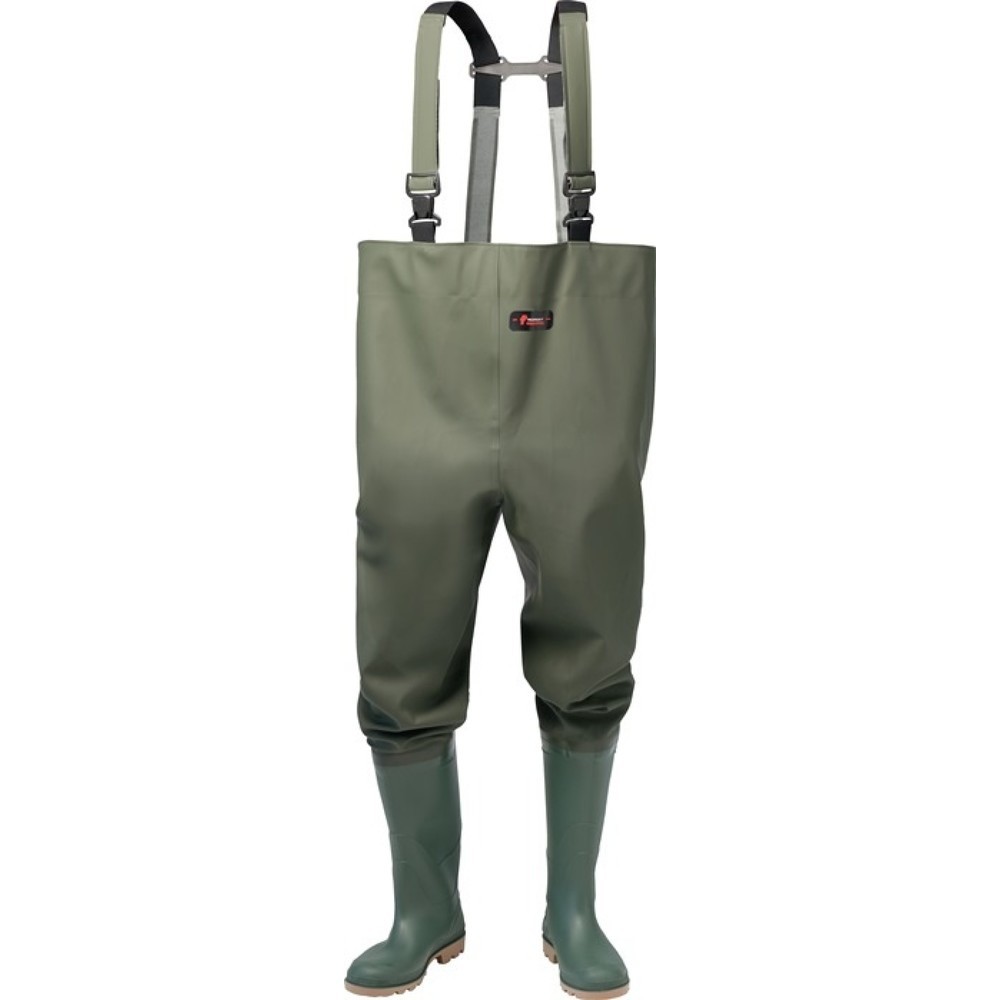 NORWAY Wathose Gr.42 olivgrün PVC auf