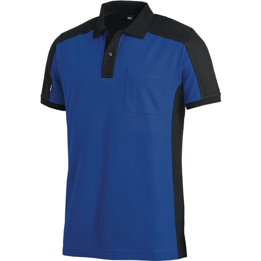 FHB Poloshirt KONRAD Gr.XXL royal/schwarz