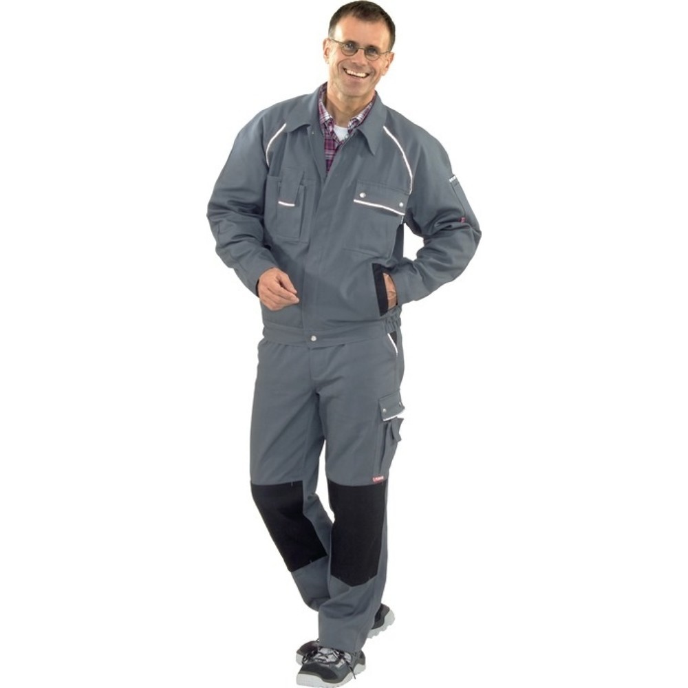 PLANAM Bundjacke Canvas 320 Gr.52 grau/schwarz