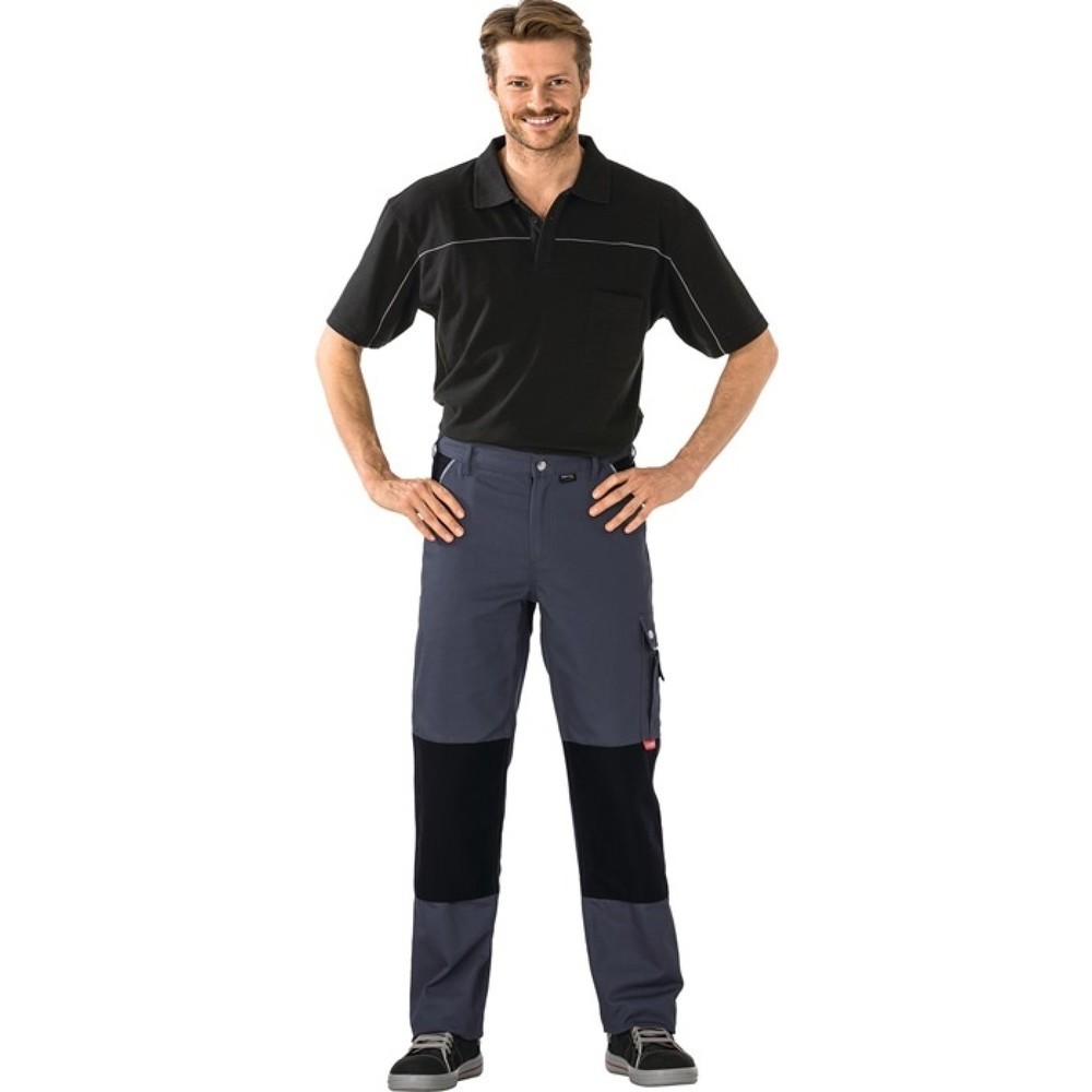 PLANAM Bundhose Canvas 320 Gr.60 grau/schwarz