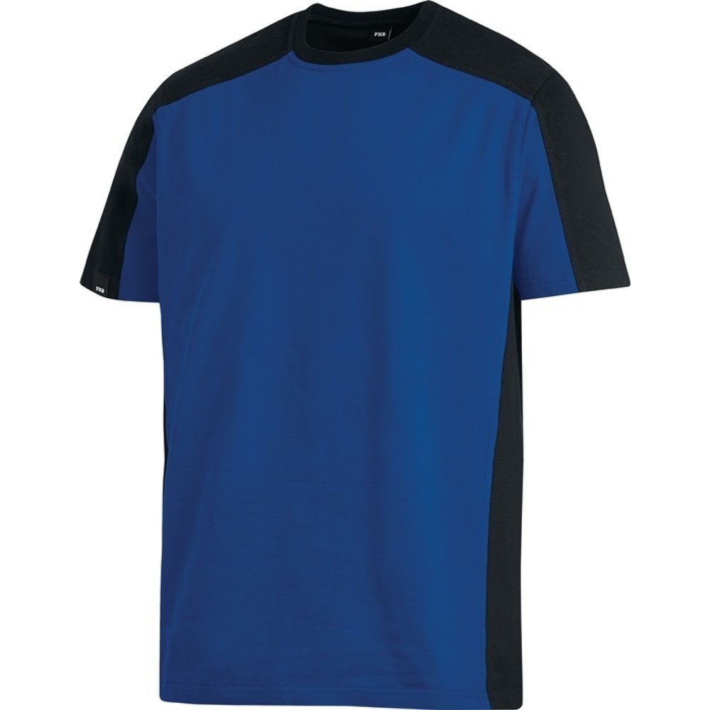 FHB T-Shirt MARC Gr.M royal/schwarz FHB