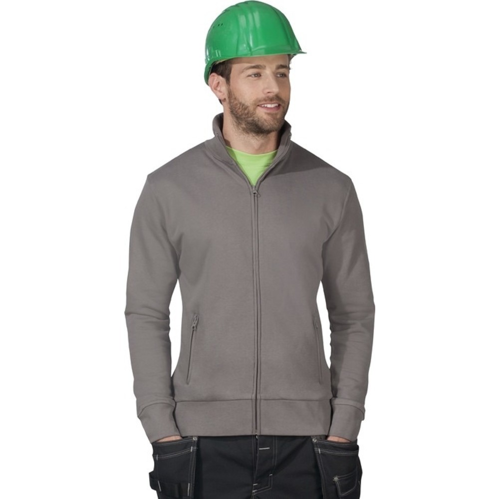 PROMODORO Men´s Sweatjacke Gr.XL steel grey