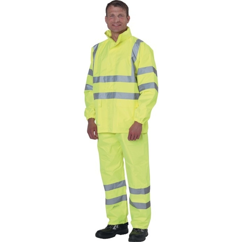 PREVENT Warnschutzregenhose Gr.L gelb PREVENT