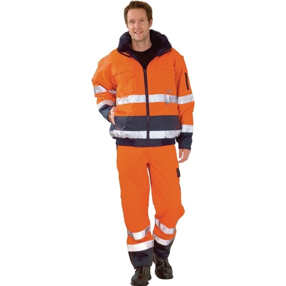 PLANAM Warnschutz-Comfortjacke Gr.L, orange/marine