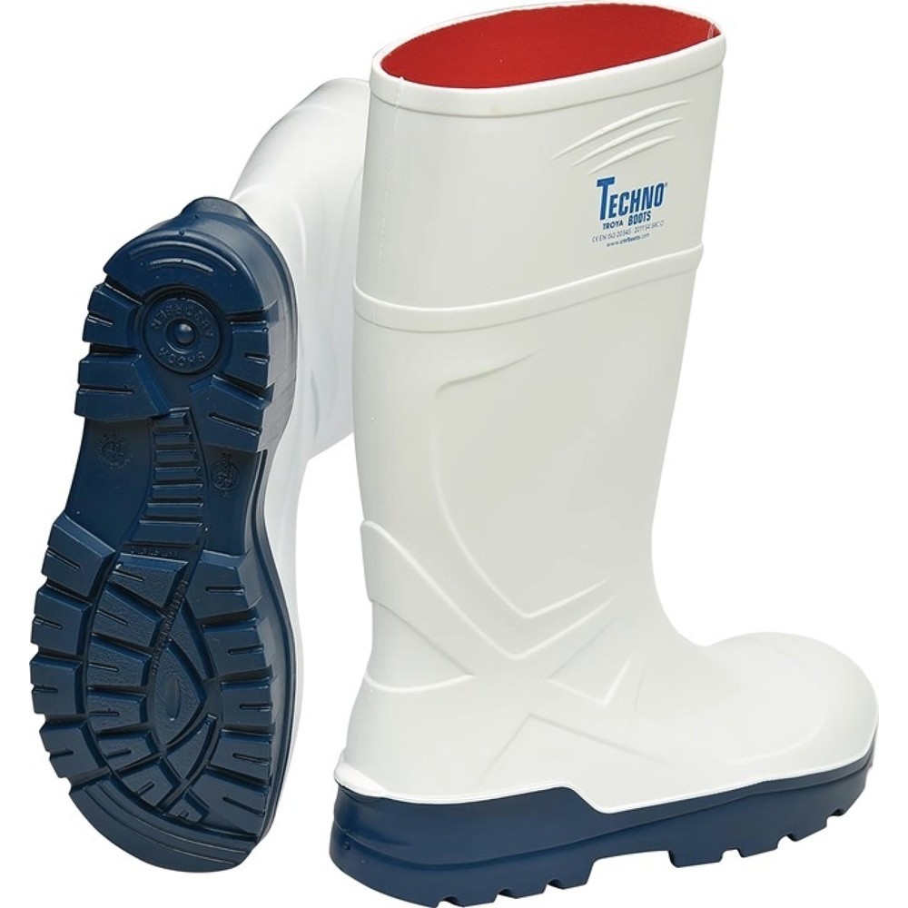 TECHNO BOOTS Stiefel VITAN Gr.45 weiss S4 CI SRC