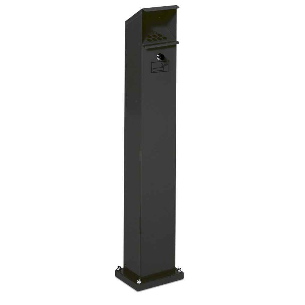 VAR® Standascher Säule, 1 Inneneinsatz, Edelstahl