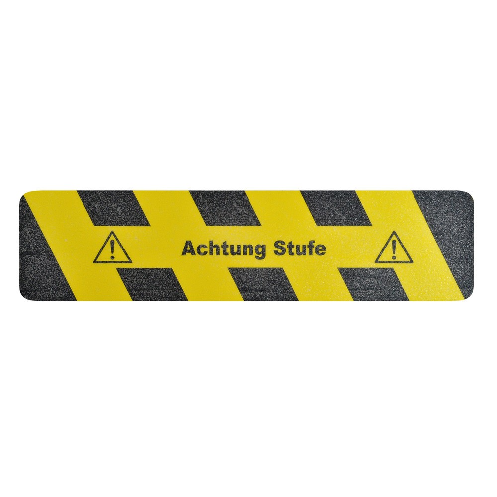 m2-Antirutschbelag™ 'Achtung Stufe', LxB 610 x 150 mm
