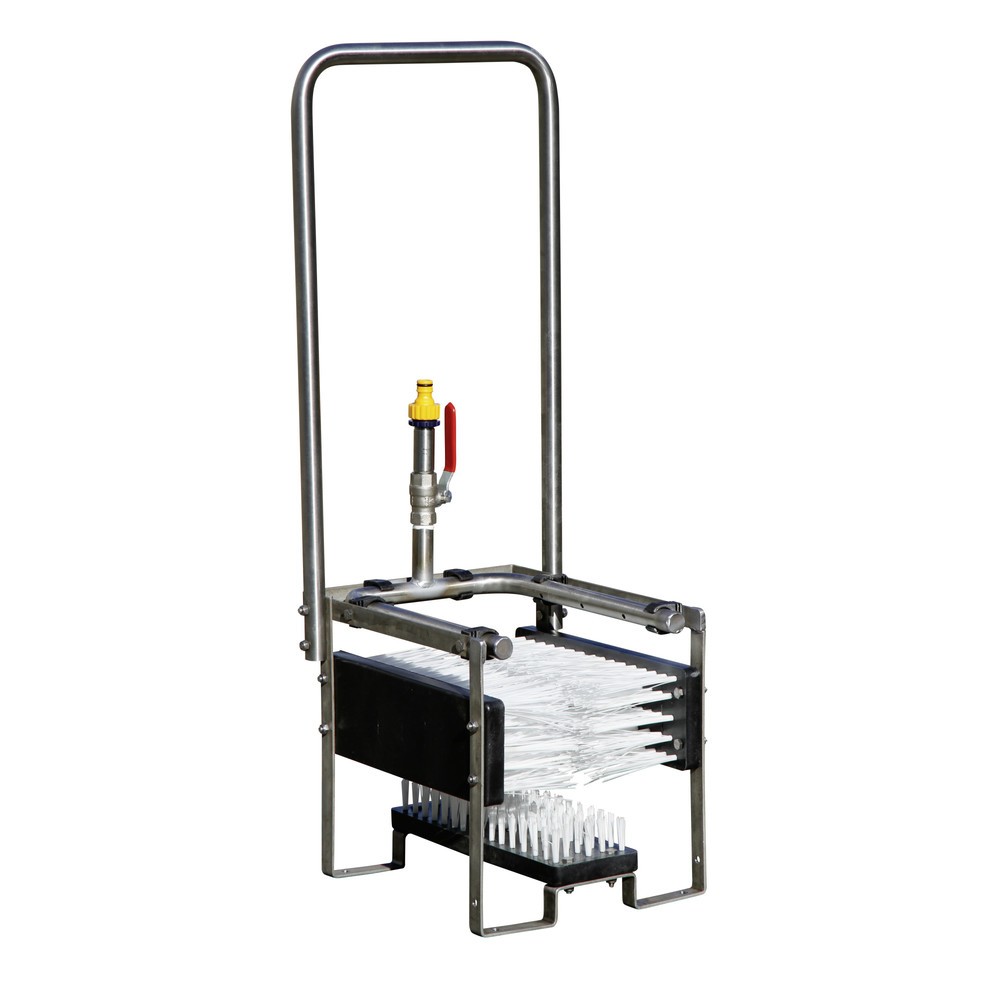 CEMO Stiefelreiniger ECO, Haltebügel, ½" Wasseranschluss, 3 Bürsten