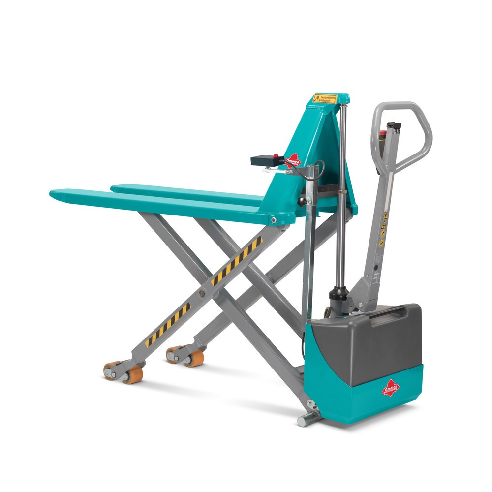 Scherenhubwagen Ameise® PTM 1.5 Scissor elektrohydraulisch, Tragfähigkeit 1.500 kg, Gabellänge 1.200 mm