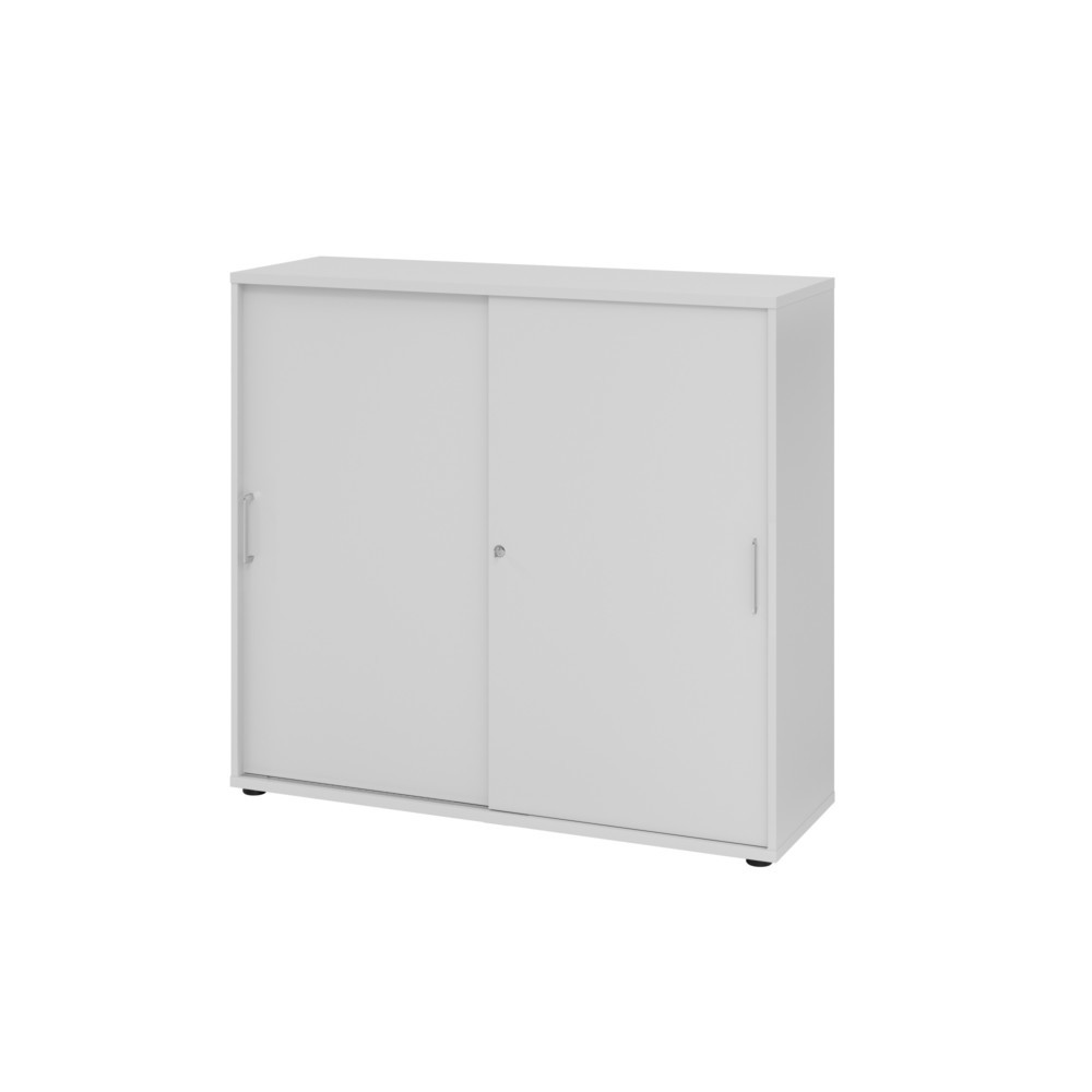 Hammerbacher Schiebetürschrank 3OH 120cm BS Grau/Grau