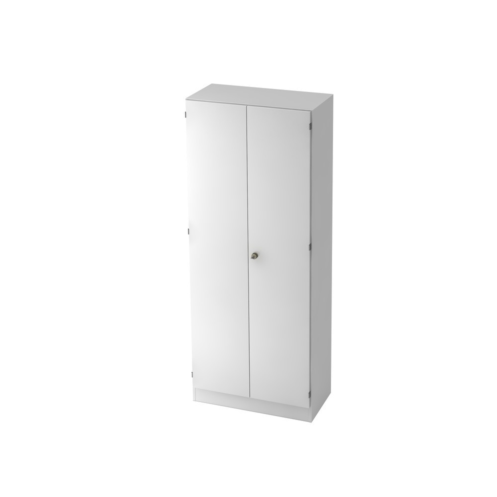 Hammerbacher Garderobeschrank 5OH, SO-Bl. SG Weiss/Weiss