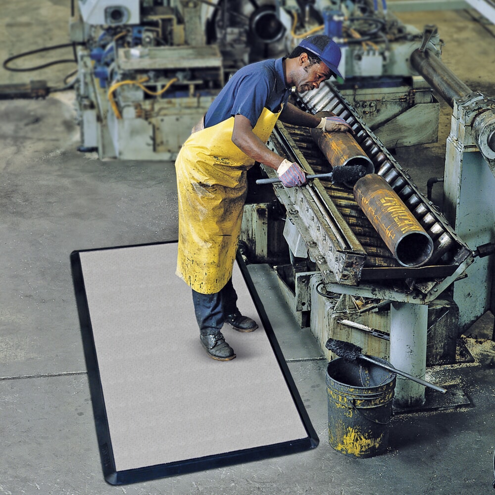 NoTrax Anti-Ermüdungsmatte mit Vlies, aus Nitrilgummi, BxL 870 x 1.570 mm