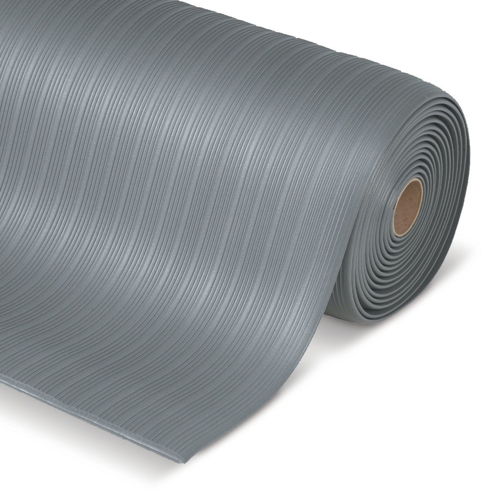 NoTrax Anti-Ermüdungsmatte Premium, Vinylschaum, BxL 18,3 m x 910 mm, grau