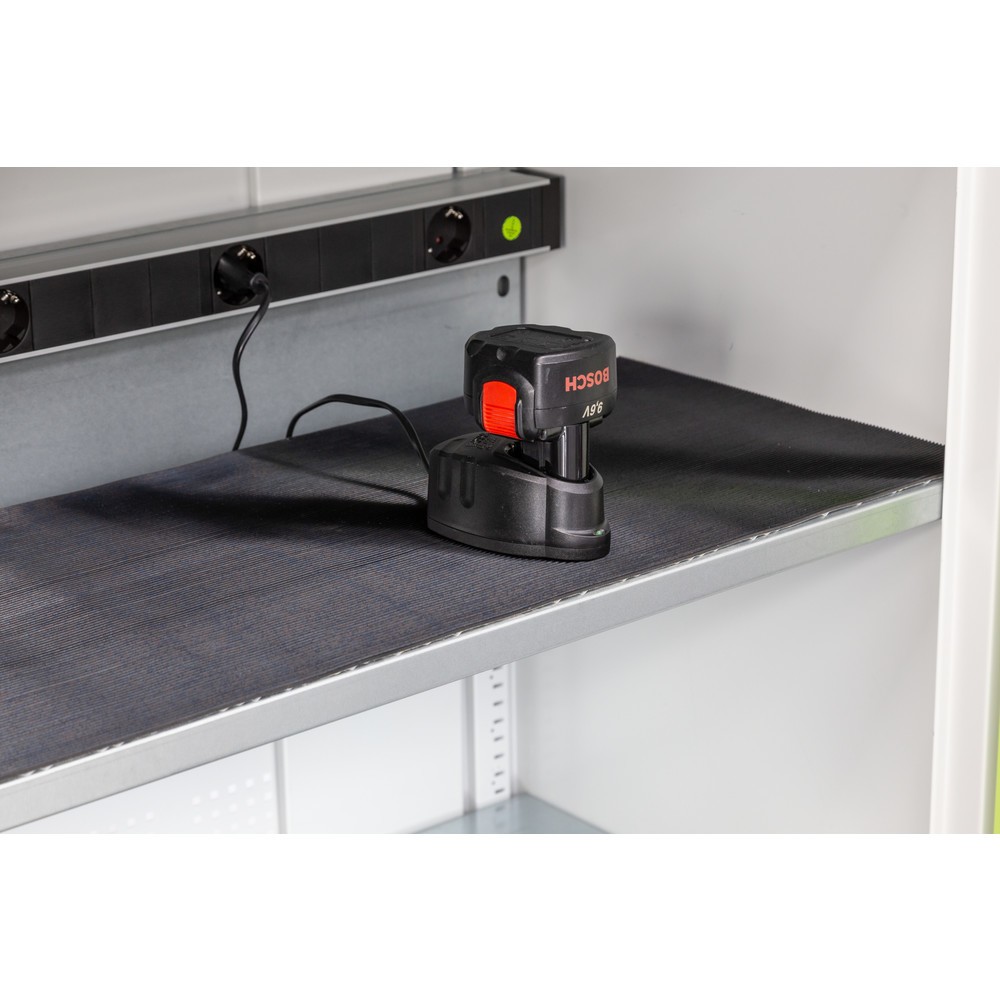 Gummiriefenmatte für C+P Akku-Ladeschrank Serie 89, für Elektro-Einlegeboden