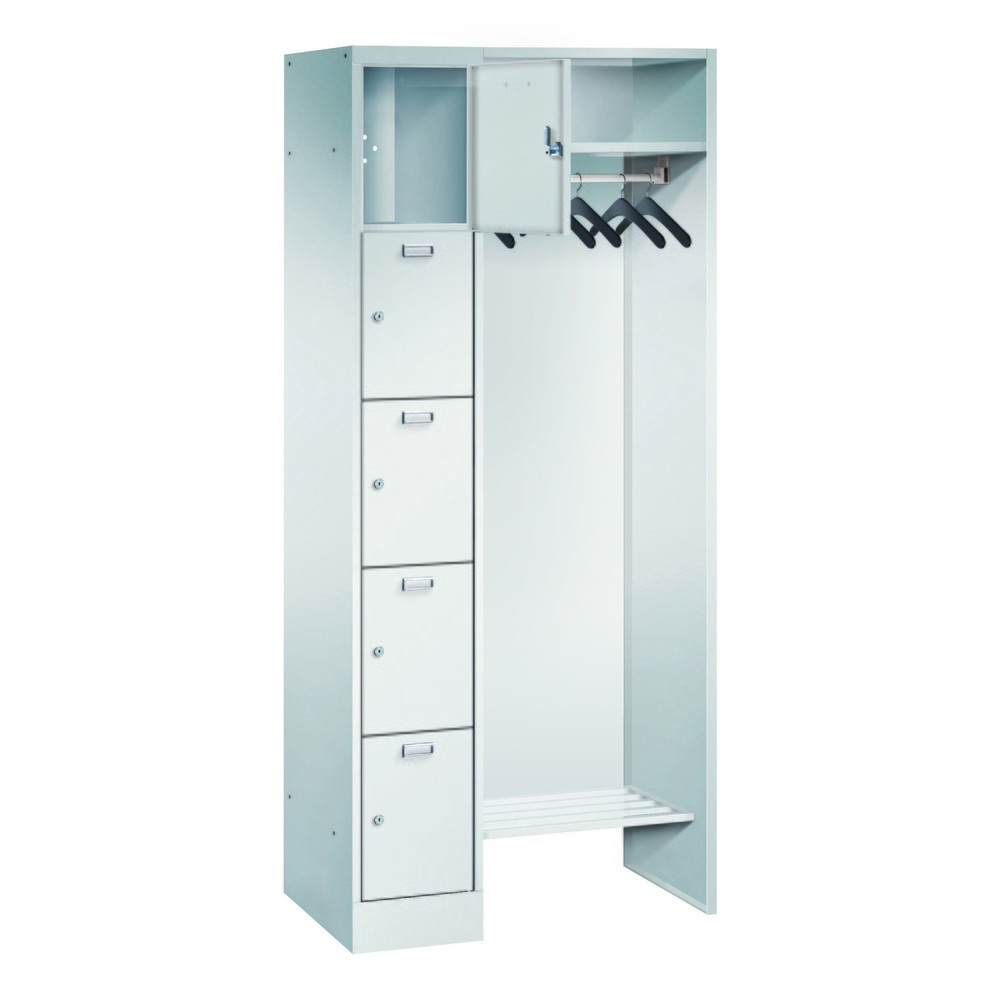 Rückwand für PAVOY Schließfachgarderobe mit 5 Ablagestellen, 1x 450 mm