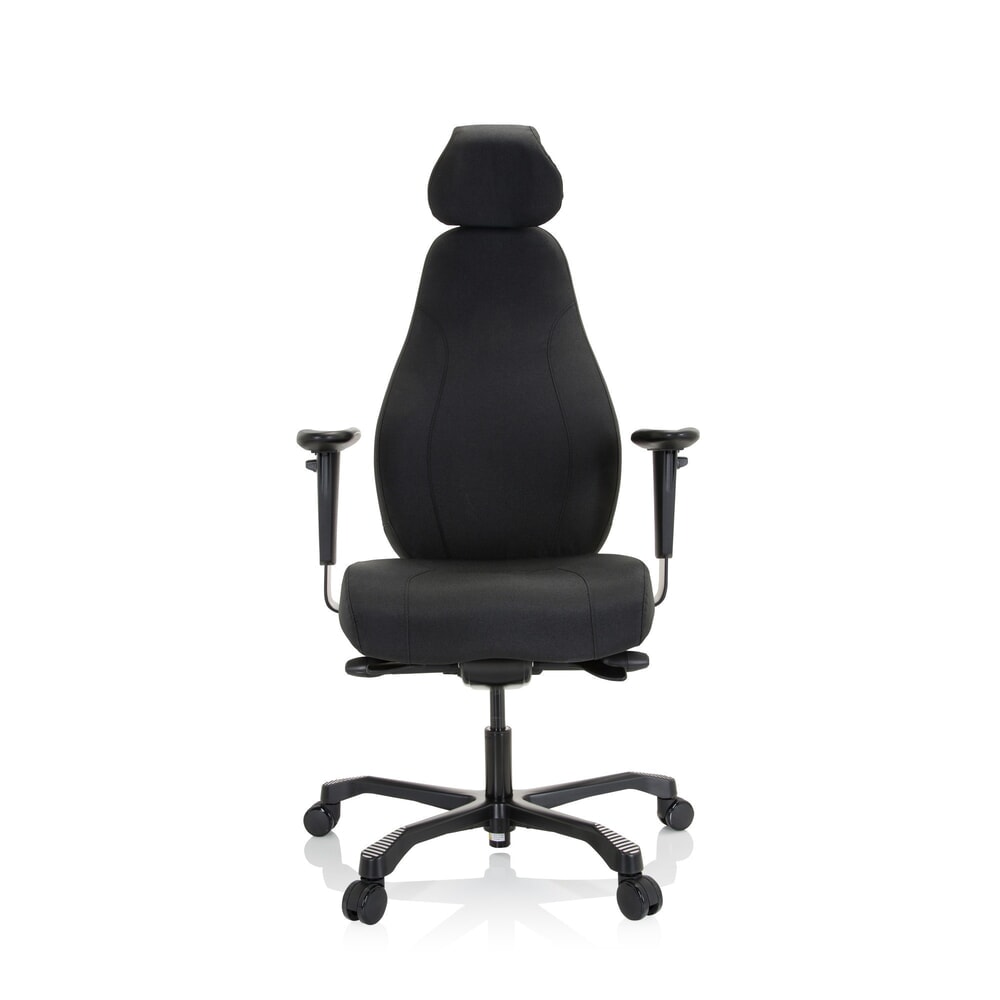 hjh OFFICE Arbeitsstuhl / Chefsessel RESISTIO XXL Stoff, schwarz